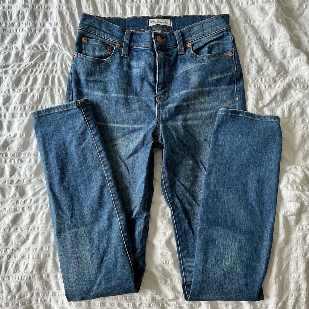 Madewell High Rise Alley Straight Jeans